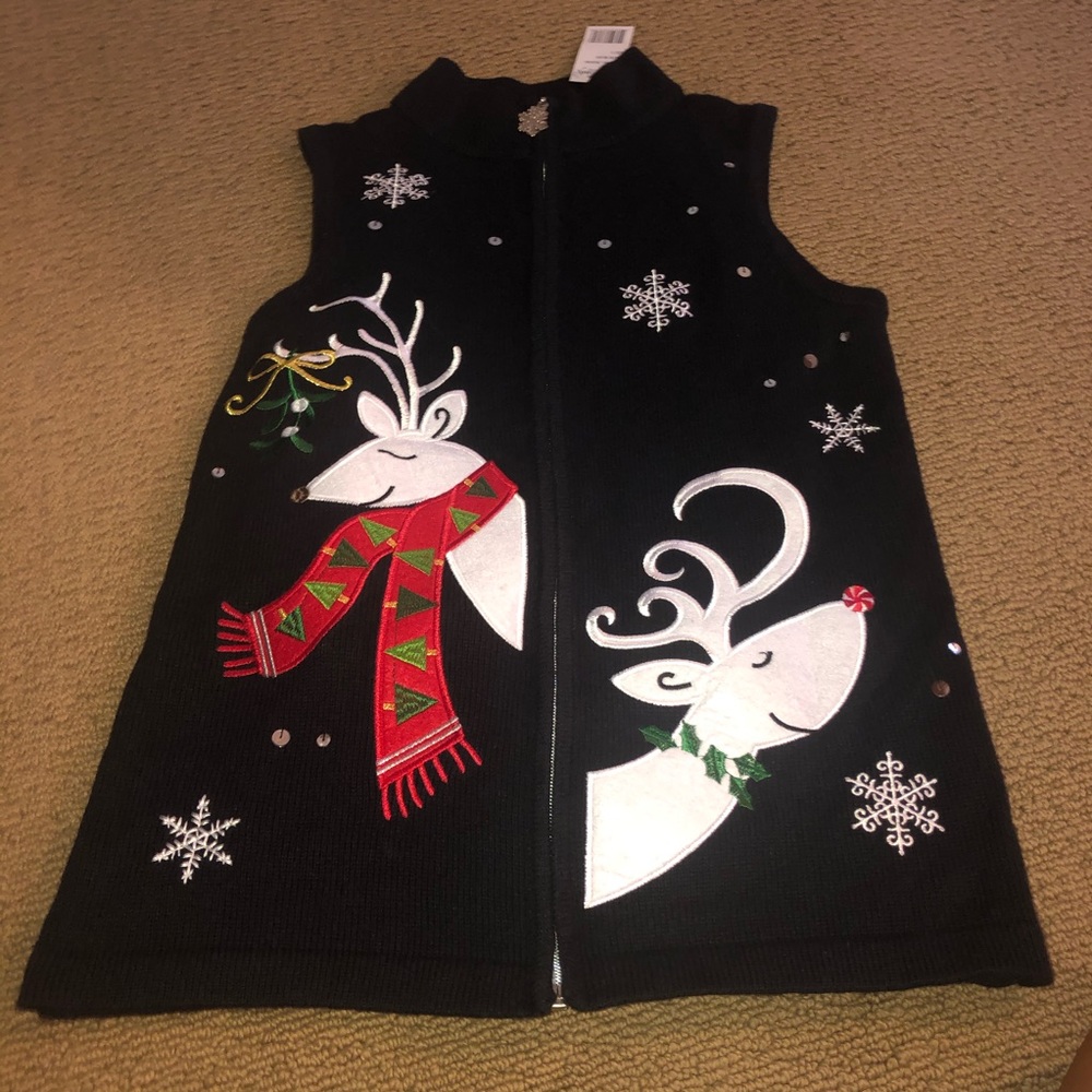 NWT Christmas vest